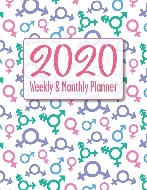 2020 Weekly and Monthly Planner: Equality LGBTQ Themed Full Calendar Spreads and Daily Details with Holidays (Paperback)