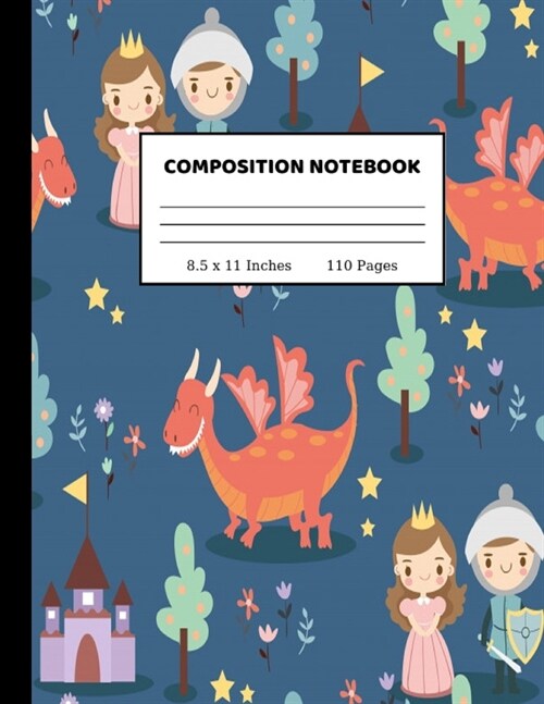 Composition Notebook: Wide Ruled Paper Notebook Journal - Cute Wide Blank Lined Workbook for Teens Kids Students Girls for Home School Colle (Paperback)