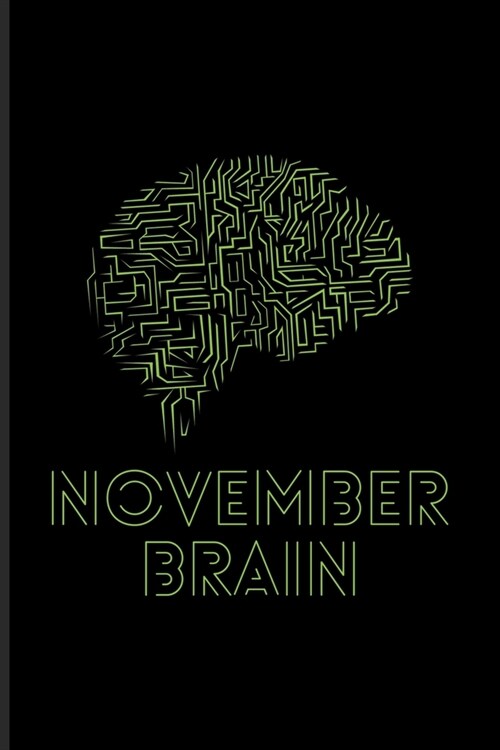 November Brain: Funny Scientist Quote Undated Planner - Weekly & Monthly No Year Pocket Calendar - Medium 6x9 Softcover - For Teachers (Paperback)