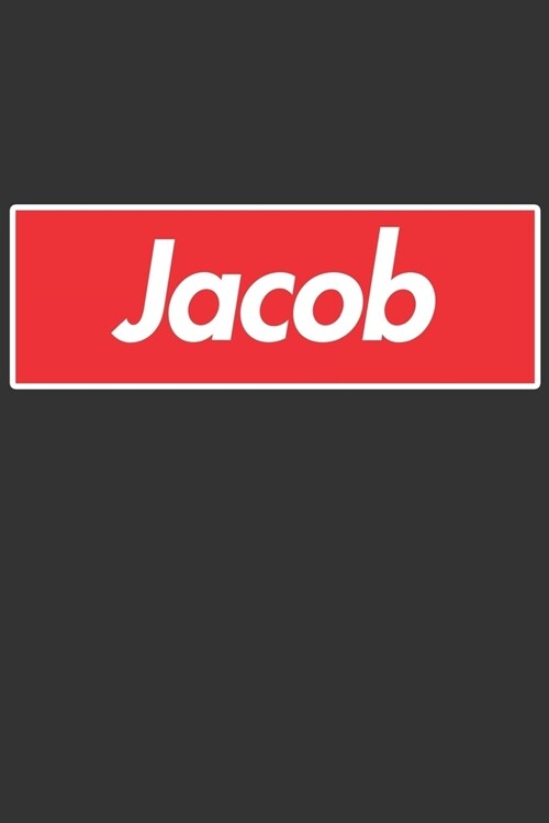 Jacob: Jacob Planner Calendar Notebook Journal, Personal Named Firstname Or Surname For Someone Called Jacob For Christmas Or (Paperback)