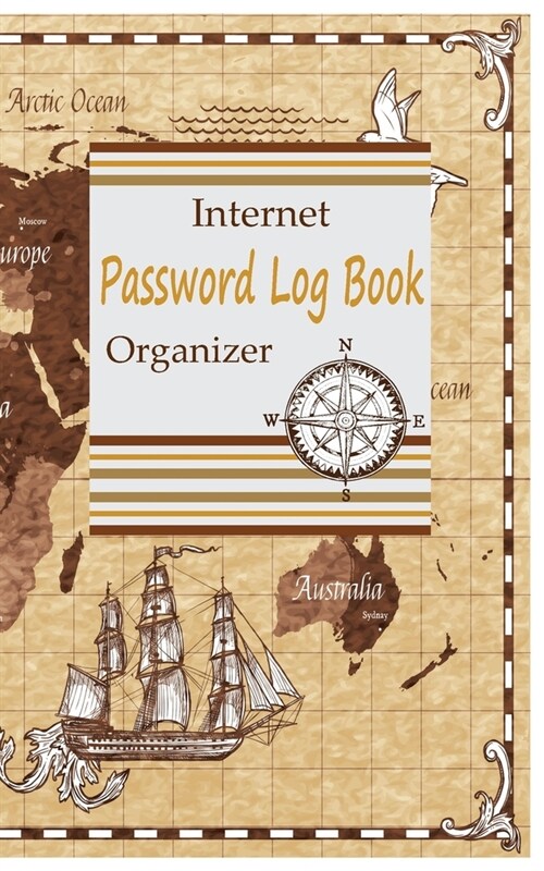 Password Log Book Organizer: Logbook Internet Address & Password Keeper Notebook and Online Organizer (Paperback)