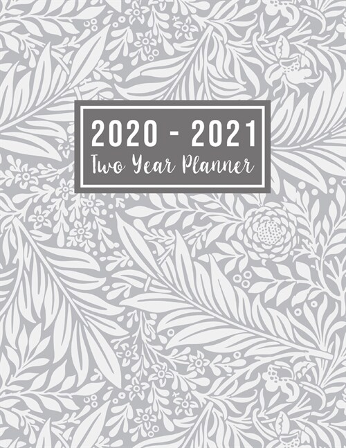2020-2021 Two Year Planner: 2-year appointment calendar planner - 24-Month Planner & Calendar. Size: 8.5 x 11 ( Jan 2020 - Dec 2021). Two Year P (Paperback)