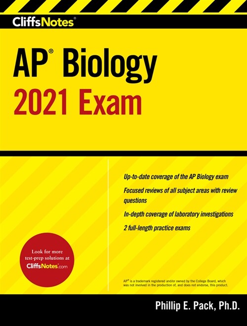 Cliffsnotes AP Biology 2021 Exam (Paperback)