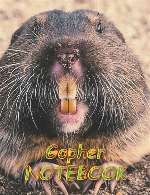Gopher NOTEBOOK: Notebooks and Journals 110 pages (8.5x11) (Paperback)