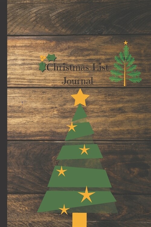 Christmas List Journal: Christmas Notebook with Checklist Boxes and Lines, Shopping list/ Preparation list Journal (Paperback)