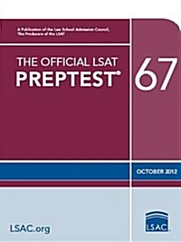 [중고] The Official LSAT Preptest 67: (oct. 2012 Lsat) (Paperback)