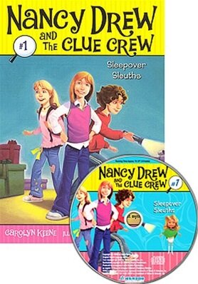 Nancy Drew and The Clue Crew #01 : Sleepover Sleuths (Paperback + MP3 CD)