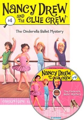 Nancy Drew and The Clue Crew #04 : The Cinderella Ballet Mystery (Paperback + MP3 CD)