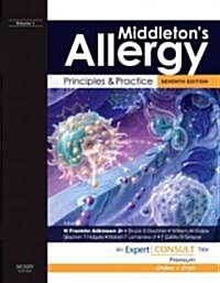 [중고] Middleton‘s Allergy: Principles and Practice: Expert Consult Premium Edition: Enhanced Online Features and Print, 2-Volume Set (Hardcover, 7th, Revised)