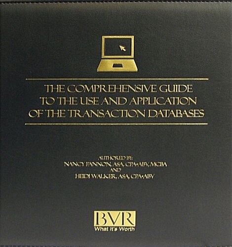 The Comprehensive Guide to the Use and Application of the Transaction Databases, 2008 (Paperback)