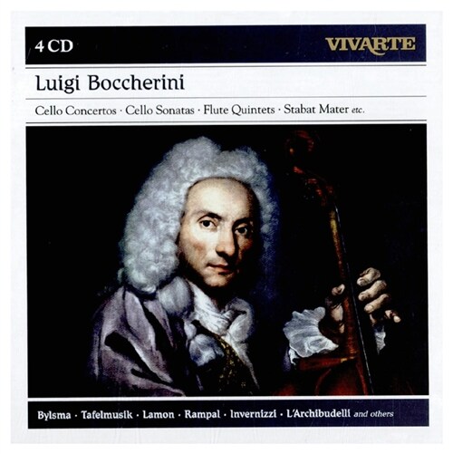[수입] 보케리니: 첼로 협주곡, 첼로 소나타, 플루트 오중주 & 스타바트 마테르 [4CD]