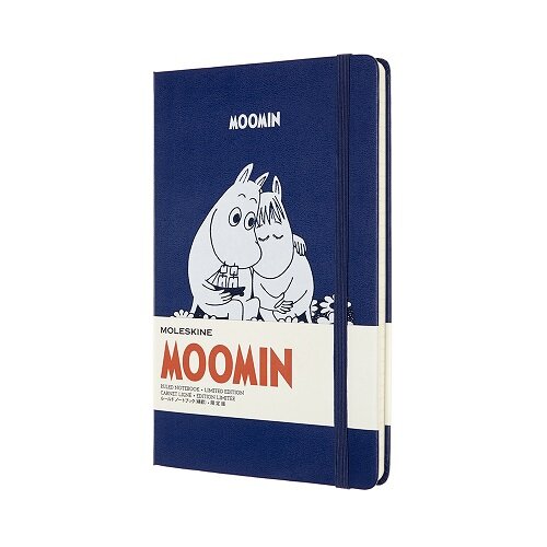 Moomin Moleskine Notebook Limited Edition Blue Lined Paper