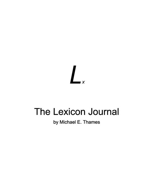 The Lexicon Journal (Paperback)