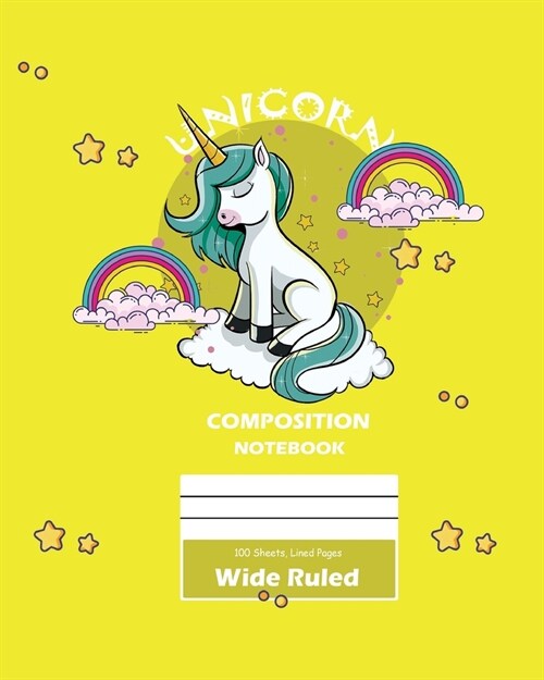 Unicorn Composition Notebook (Paperback)