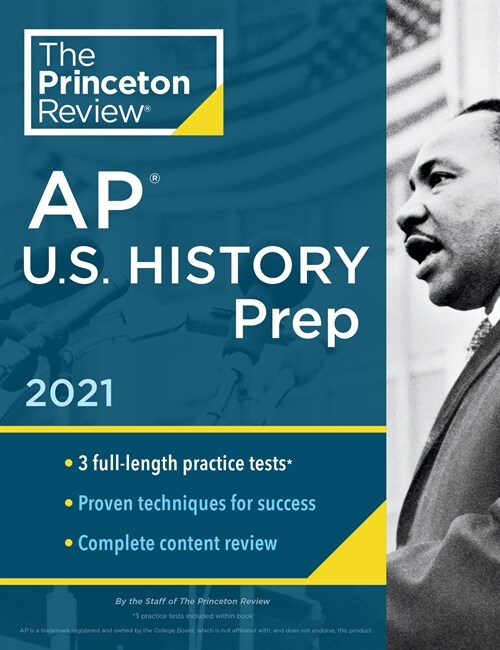 Princeton Review AP U.S. History Prep, 2021: Practice Tests + Complete Content Review + Strategies & Techniques (Paperback)