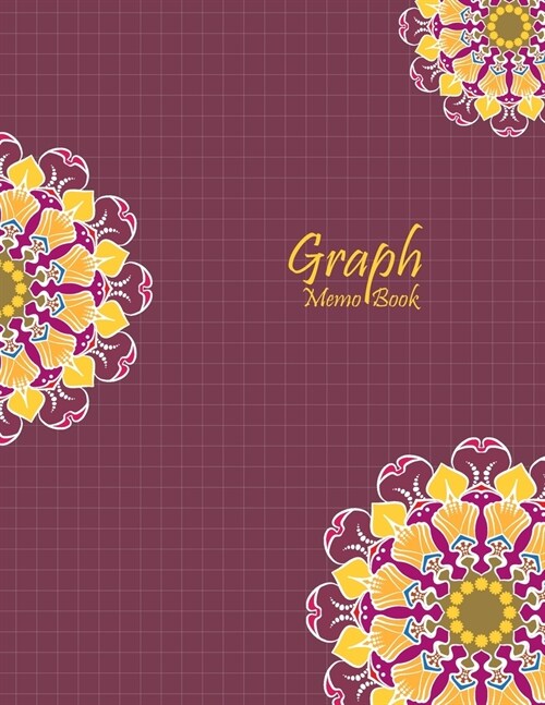 Graph Memo Book: Graph Ruled Paper Notebook, Squared Graphing Paper, Blank Quad Ruled, Composition Books, Journal Diary, 8.5 x 11, 100 (Paperback)