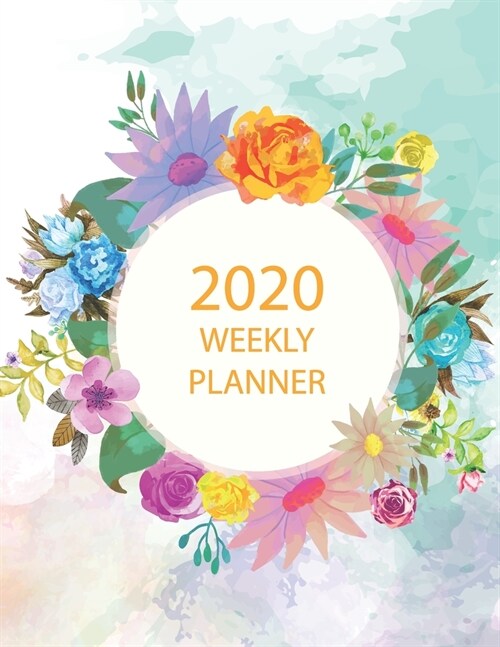 2020 Weekly Planner: One Year, Monthly Calendar Planner, Business, 12 Months for Academic Agenda Schedule Weekly Action Plan Organizer Logb (Paperback)