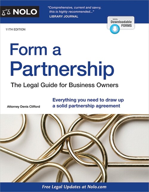 Form a Partnership: The Legal Guide for Business Owners (Paperback, 11)