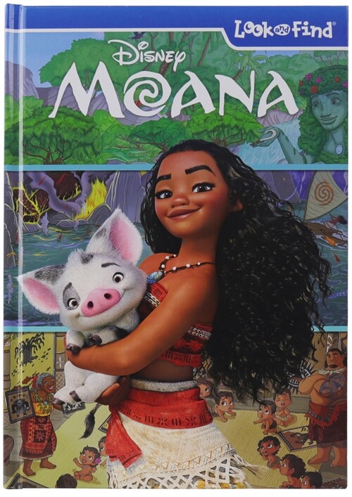 [중고] Disney Moana: Look and Find (Hardcover)