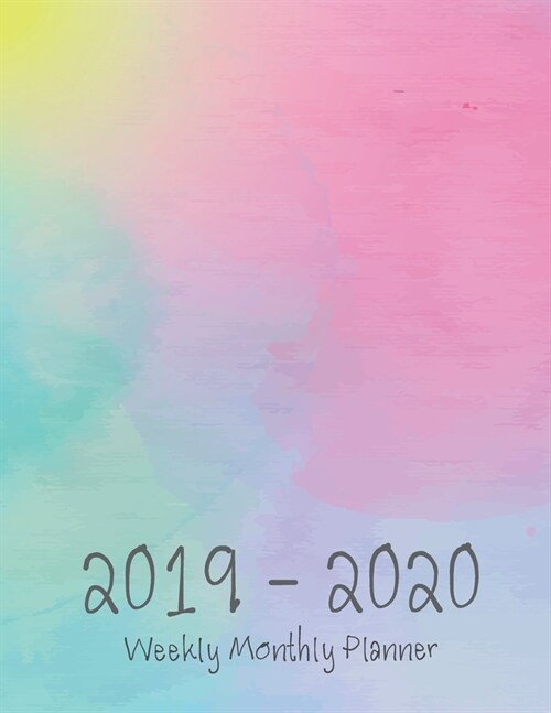 2019-2020 Monthly Planner: Academic Planner 24 Months Calendar with Monthly Tabs, Two Years, Flexible Cover Appointment Notebook, 8.5 x 11, 102 (Paperback)