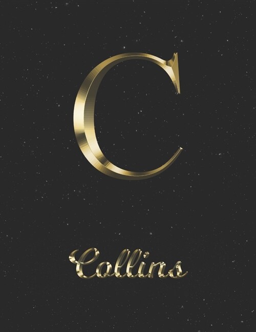 Collins: 1 Year Daily Planner (12 Months) - Yellow Gold Effect Letter C Initial First Name - 2020 - 2021 - 365 Pages for Planni (Paperback)