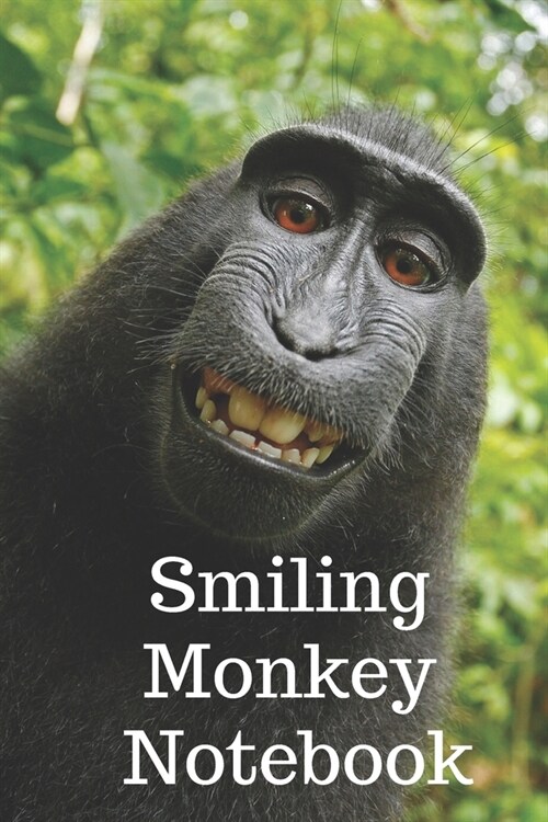 Smiling Monkey Notebook . Perfect gift for young kids and teenagers that love monkey and nature: Monkey, Nature Notebook, Journal, Diary (110 Pages, B (Paperback)