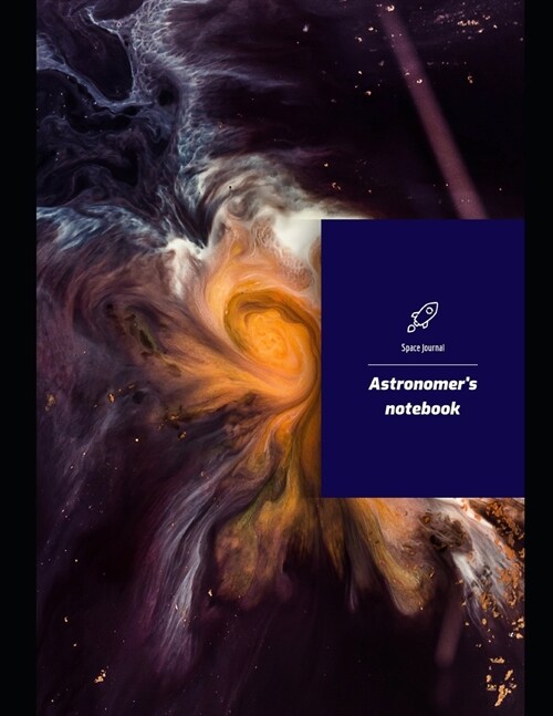Astronomy Notebook, 120 Page Blank Lined Journal (Paperback)