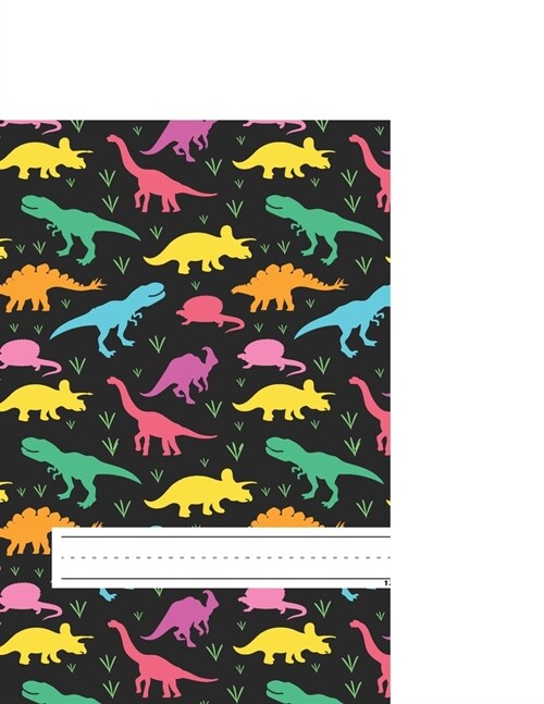 Draw Write Composition Notebook: Storybook, Primary Story Journal for Dinosaur lovers with Picture Space and Dotted Midline. 8.5 x 11 120 pages (60 (Paperback)