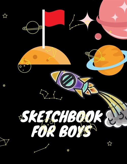Sketchbook for kids: 8.5X11 inches notebook, blank page journal, 100 pages plank paper for sketcher, kids, boys, girls, men, women, for dra (Paperback)