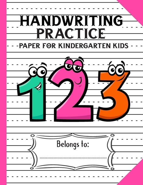 Handwriting Practice Paper for Kindergarten Kids: an Amazing Kindergarten Book for Kids to Practice Handwriting on Dotted Lined Paper (Paperback)