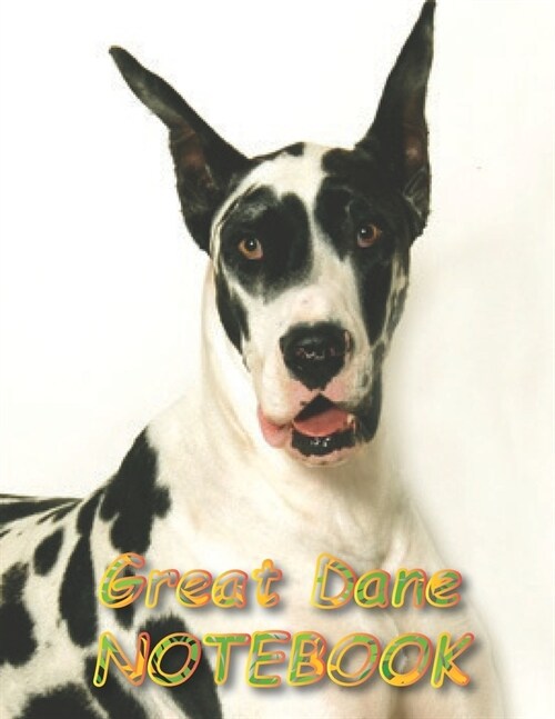 Great Dane NOTEBOOK: Notebooks and Journals 110 pages (8.5x11) (Paperback)