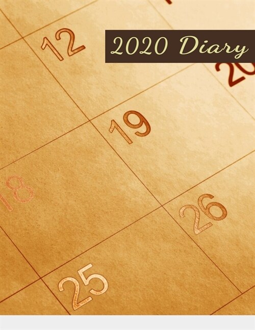 2020 Diary: Your Daily and Monthly Personal Planner, Diary, Organizer for the year 2020 (Paperback)