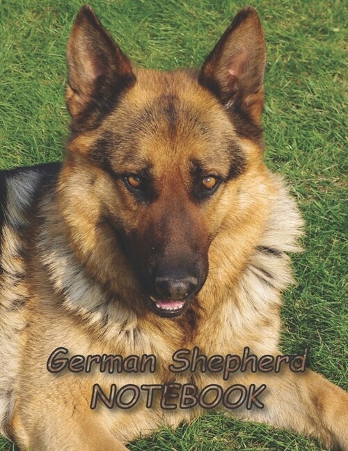 German Shepherd NOTEBOOK: Notebooks and Journals 110 pages (8.5x11) (Paperback)