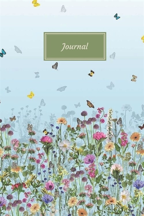 Floral Journal: Flowers Journal, Notebook, Diary (Paperback)