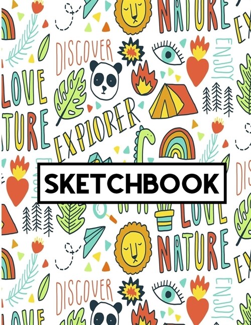 Sketch Book: Blank Paper for Drawing - 110 Pages ( 8.5x11 )Blank Paper for Drawing, Doodling or Sketching / Gift Sketcchbook (Paperback)