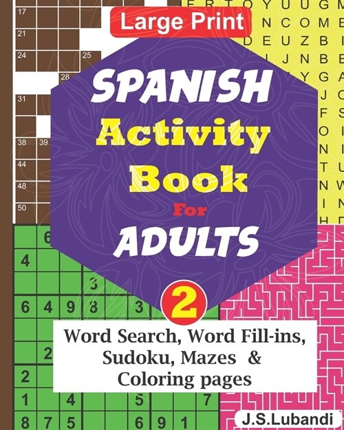 SPANISH Activity Book for ADULTS; Vol.2 (Paperback)