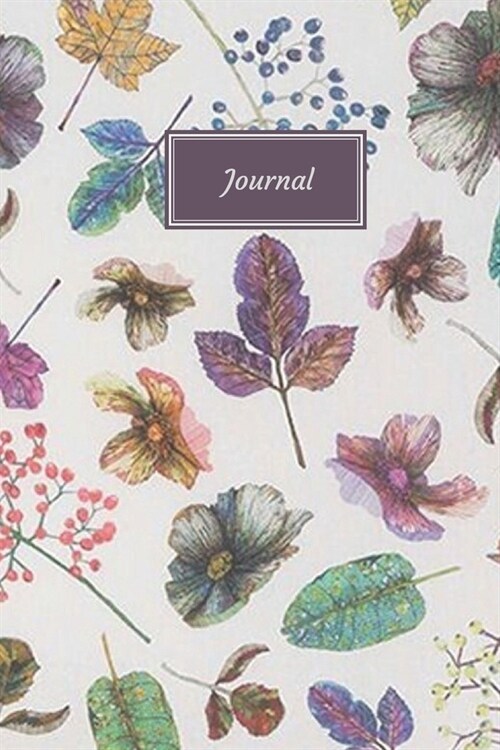 Floral Journal: Flowers Journal, Notebook, Diary (Paperback)