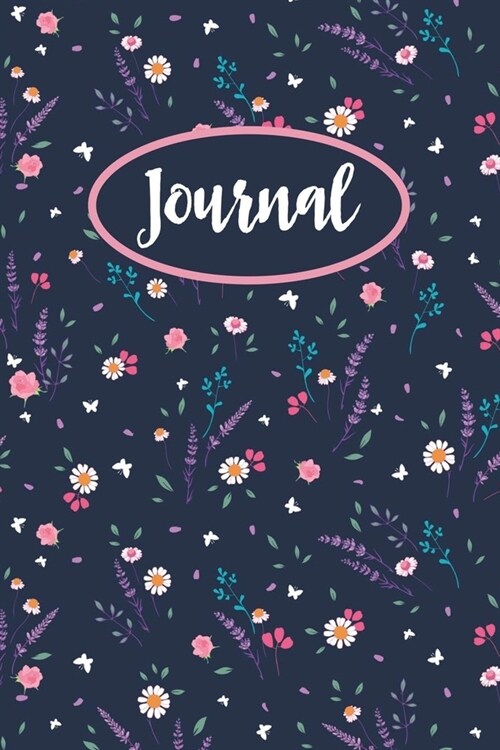 Journal: Blank Lined Journal & Diary For Taking Notes And Writing Down Your Thoughts And Ideas, Daisy Flower Notebook For Girls (Paperback)