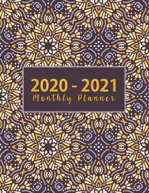 2020-2021 Monthly Planner: two year calendar planner 2020-2021 24-Month Planner & Calendar. Size: 8.5 x 11 ( jan-dec 2020 planner) planner see (Paperback)