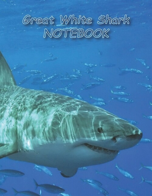 Great White Shark NOTEBOOK: Notebooks and Journals 110 pages (8.5x11) (Paperback)