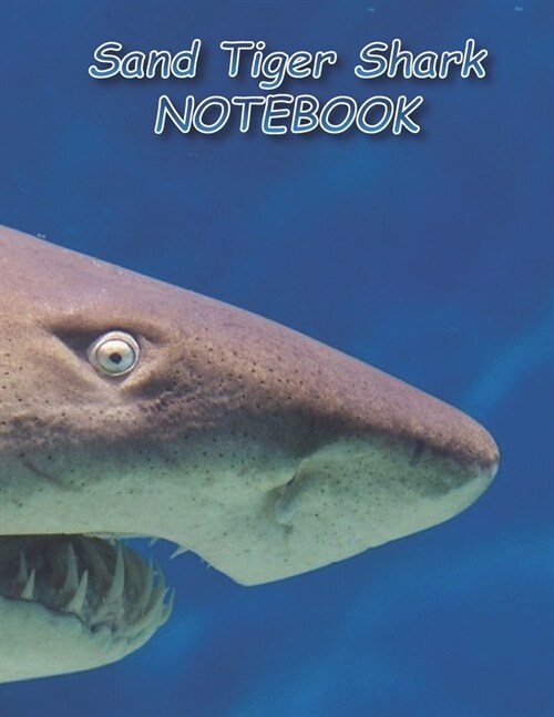 Sand Tiger Shark NOTEBOOK: Notebooks and Journals 110 pages (8.5x11) (Paperback)