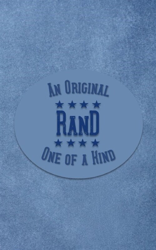 Rand: Personalized Writing Journal for Men (Paperback)