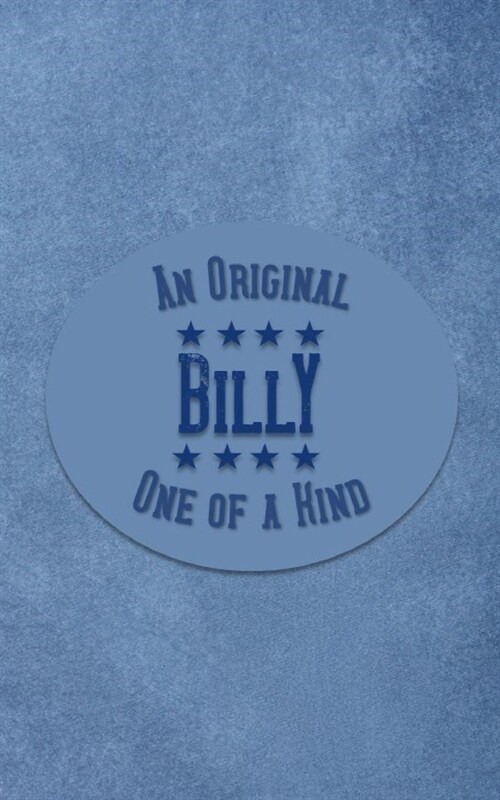 Billy: Personalized Writing Journal for Men (Paperback)