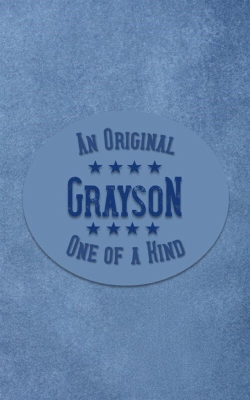 Grayson: Personalized Writing Journal for Men (Paperback)