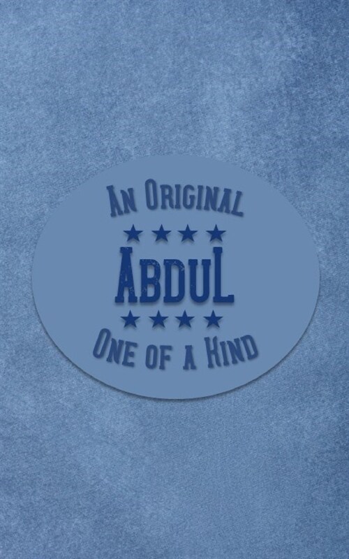 Abdul: Personalized Writing Journal for Men (Paperback)