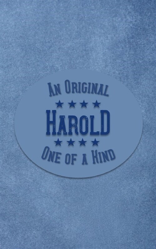 Harold: Personalized Writing Journal for Men (Paperback)