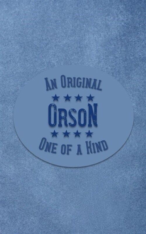 Orson: Personalized Writing Journal for Men (Paperback)