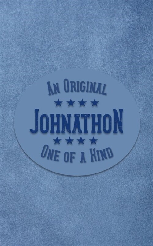 Johnathon: Personalized Writing Journal for Men (Paperback)