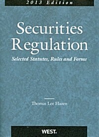Securities Regulation 2013 (Paperback)