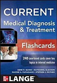 Current Medical Diagnosis and Treatment Flashcards (Hardcover)